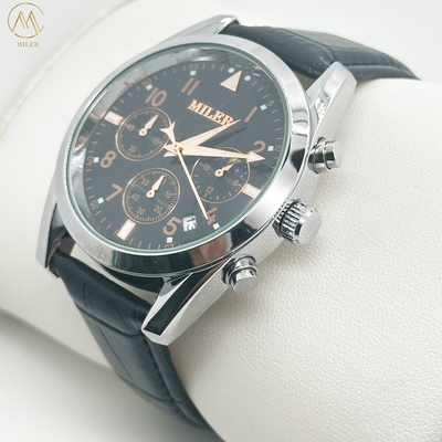 Custom Luxury Waterproof Wristwatch Analog And Digital Display Mens Stylish Watch