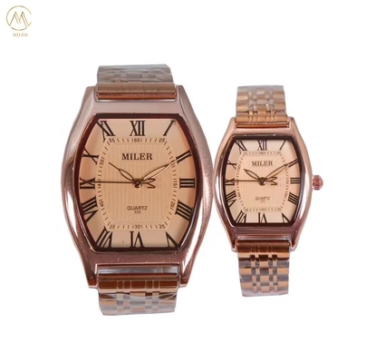 Wholesale Custom Logo Stylish Couple Watch Stainless Steel Fashion Quartz Watch