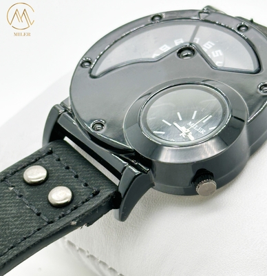 Customized Quartz Wrist Watch With Luminous Hands Band For Men With Long-Lasting Battery Life