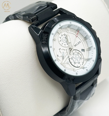 Men Fashion Watch Stainless Steel Strap Watch with Band Color Like The Picture