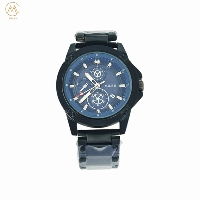 MILER Fashion Business Mens Watches Luxury Quartz Watch 3ATM Waterproof With Date Wristwatch Reloj