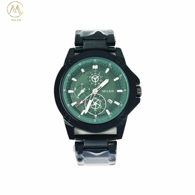 MILER Fashion Business Mens Watches Luxury Quartz Watch 3ATM Waterproof With Date Wristwatch Reloj