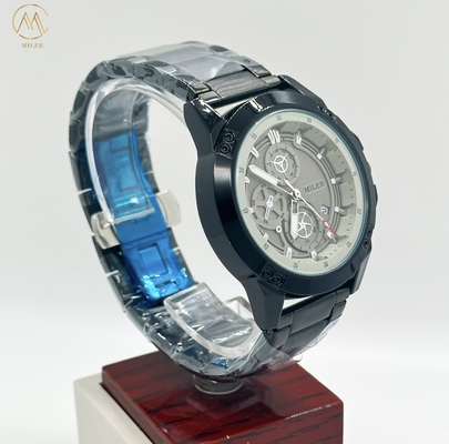 MILER Fashion Business Mens Watches Luxury Quartz Watch 3ATM Waterproof With Date Wristwatch Reloj