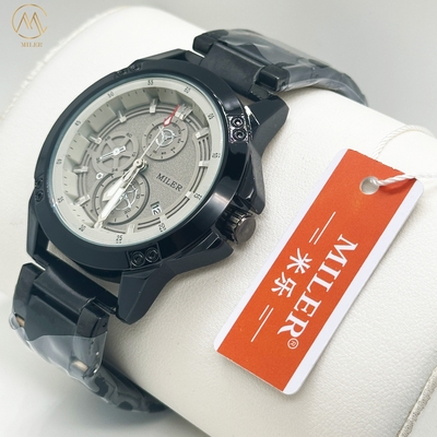 MILER Fashion Business Mens Watches Luxury Quartz Watch 3ATM Waterproof With Date Wristwatch Reloj