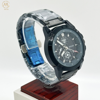 MILER Fashion Business Mens Watches Luxury Quartz Watch 3ATM Waterproof With Date Wristwatch Reloj
