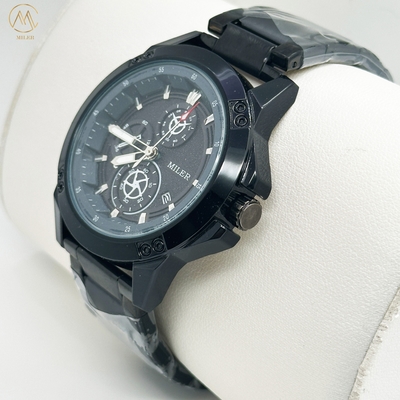 MILER Fashion Business Mens Watches Luxury Quartz Watch 3ATM Waterproof With Date Wristwatch Reloj