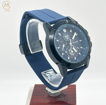 MILER Watch 1005 Sports Silicone Band Calendar 3ATM Waterproof Watch Quartz Movement