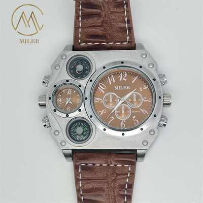 Men Quartz Watch Elegant Design Quartz Light Watch With Push-Button Hidden Clasp