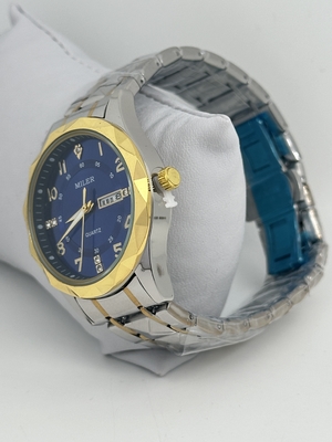 Original Quartz Waterproof Wristwatch Dual Calendar Function Watch