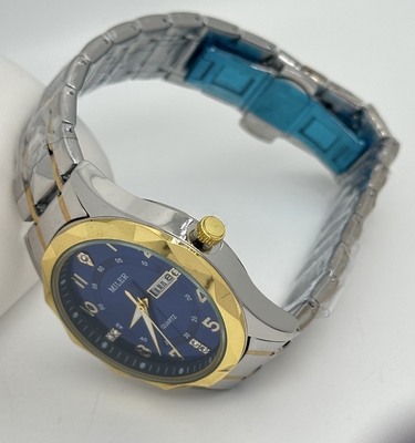 Original Quartz Waterproof Wristwatch Dual Calendar Function Watch