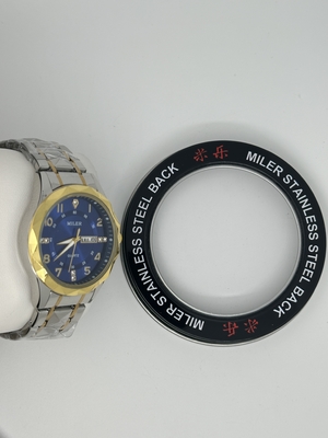 Original Quartz Waterproof Wristwatch Dual Calendar Function Watch