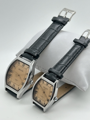 Waterproof Quartz Wrist Watch For Men And Women New Design Fashion Watch With Leather Wristband