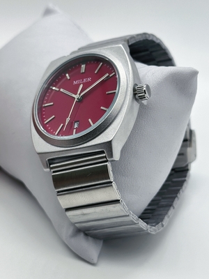 Fashion Dopamine Calendar Luxury Stainless Steel Wrist Watch For Men And Women