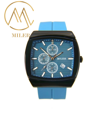 ML1004 Quartz Movement Silicone Band 30ATM Water Resistant Watch