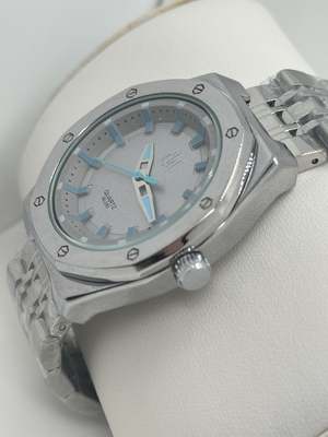 Men Watch Luxury Stainless Steel Quartz Wristwatch Birthday Anniversary Gift Watch