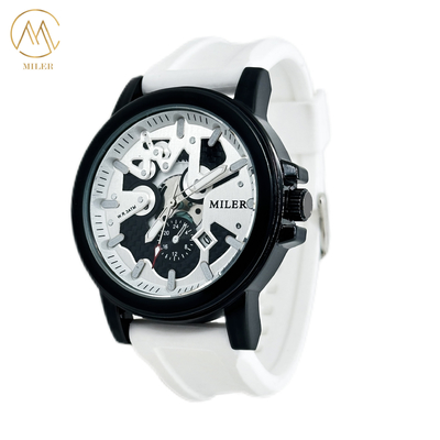 Wholesale Fashion Custom logo Men Watches New Designer Customization Quartz Silicone Strap Watches