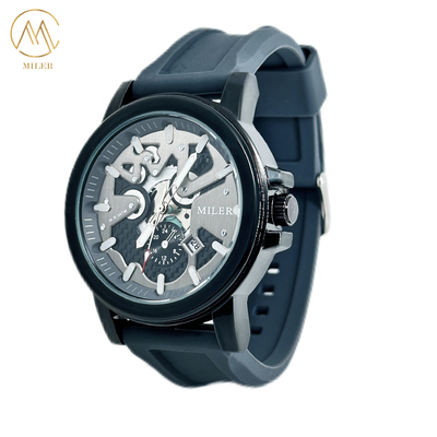 Wholesale Fashion Custom logo Men Watches New Designer Customization Quartz Silicone Strap Watches