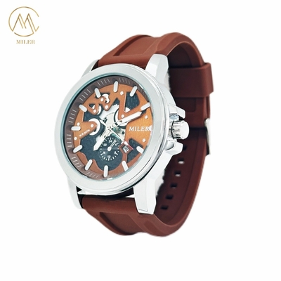 Brand Luxury Sports Wrist Watches Silicone Band Luminous Clock Calendar Wristwatch