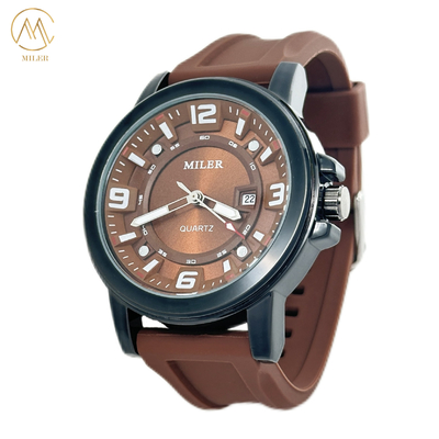 Fashion Casual Silicone Strap Waterproof Luminous  Date Display  Quartz Watches
