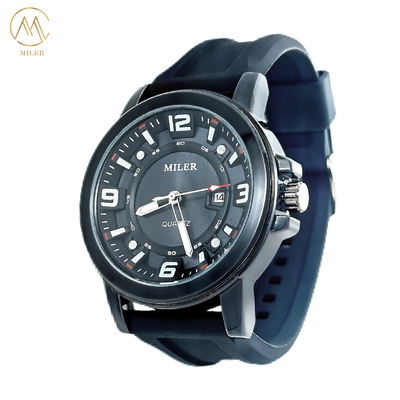 Fashion Casual Silicone Strap Waterproof Luminous  Date Display  Quartz Watches