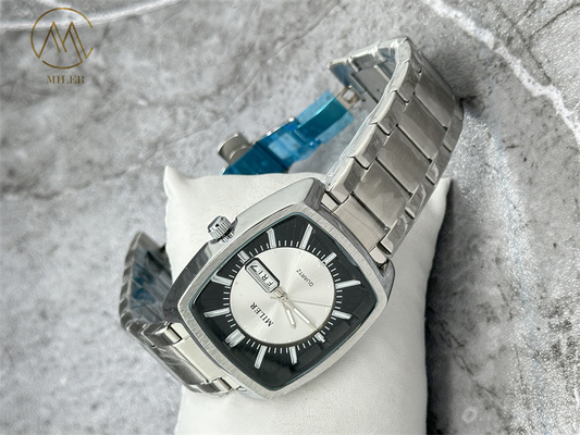 Quartz Wrist Watch Cusotm Logo Wristwatch Stainless Steel Luxury Automatic Watch
