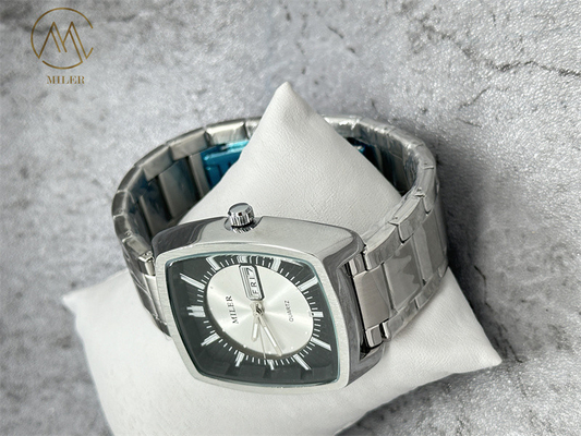 Business Watch Stainless Steel Waterproof Brand Wristwatches Quartz for Men
