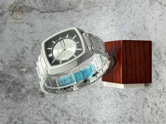 Business Watch Stainless Steel Waterproof Brand Wristwatches Quartz for Men