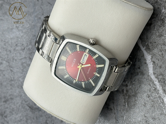 Men's Watch Waterproof Quartz Timer Fashion Brand Watch Men's Stainless Steel