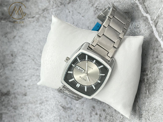 Customized Luxury Stainless Steel Men'S Quartz Wristwatch Ideal Gift