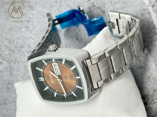 Men'S Quartz Wrist Watch Waterproof Watch For Quartz Hand Watch Logo Customization