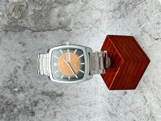 Wholesale China Square Style Stainless Steel Case Band Fashion Watches