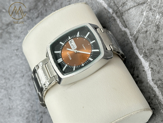Quartz Watches for Men Transparent case Waterproof Watch for Men logo Customization