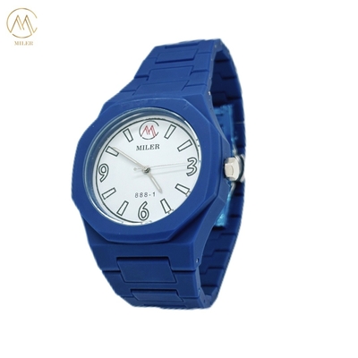 Newest Fashion Custom Logo Quartz Movement Rubber Strap Colourful Cartoon Wrist Watch