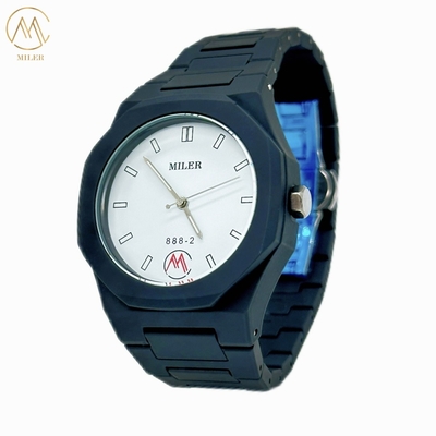 White Dial Modern Minimalist Sports Watches With Luminous Pointer For Men And Women