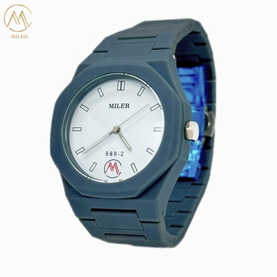 White Dial Modern Minimalist Sports Watches With Luminous Pointer For Men And Women