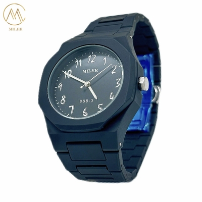 Factory Wholesale Quartz Movement Waterproof Resin Rubber Case Watches