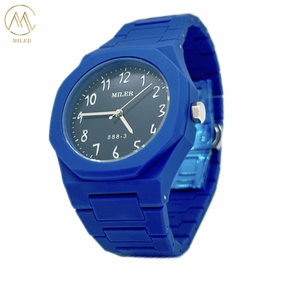 Factory Wholesale Quartz Movement Waterproof Resin Rubber Case Watches