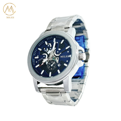 ML1112B Silver Stainless Steel Strap Watch with Mineral Dial