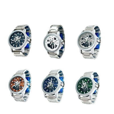 ML1112B Silver Stainless Steel Strap Watch with Mineral Dial