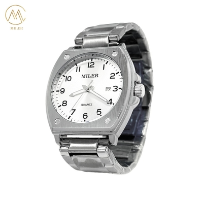 ML-1114 Analog Quartz Watch with Stainless Steel Display Type