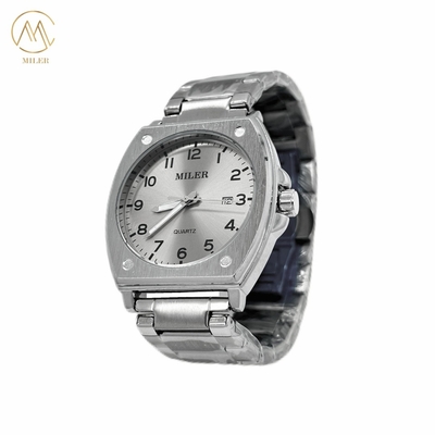 ML-1114 Analog Quartz Watch with Stainless Steel Display Type