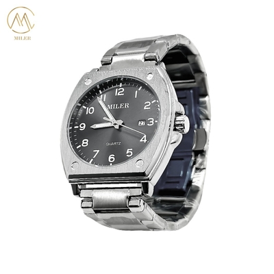 ML-1114 Analog Quartz Watch with Stainless Steel Display Type