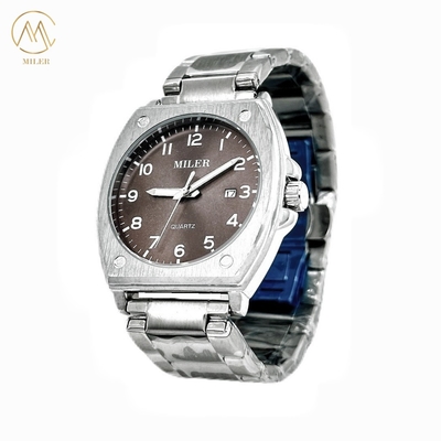 ML-1114 Analog Quartz Watch with Stainless Steel Display Type