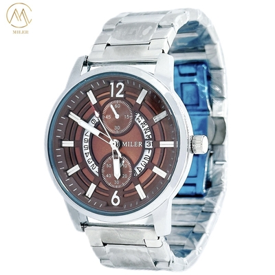 Hot Selling Mens Luxury Business Quartz Wristwatch  Chronograph Waterproof OEM/ODM Clock