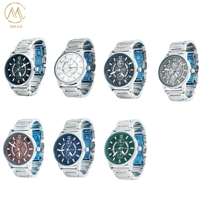 Hot Selling Mens Luxury Business Quartz Wristwatch  Chronograph Waterproof OEM/ODM Clock