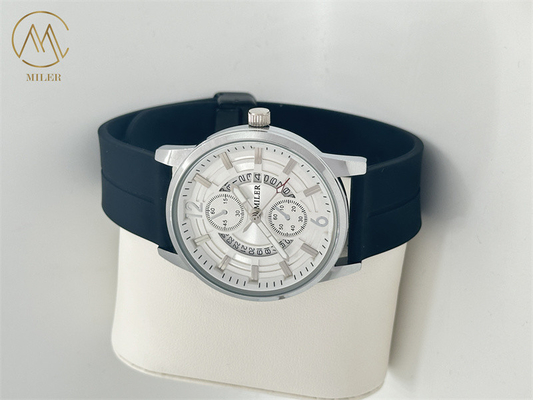 Silicon Band Material Classic Mens Wrist Watches Sport Watch for Active Men