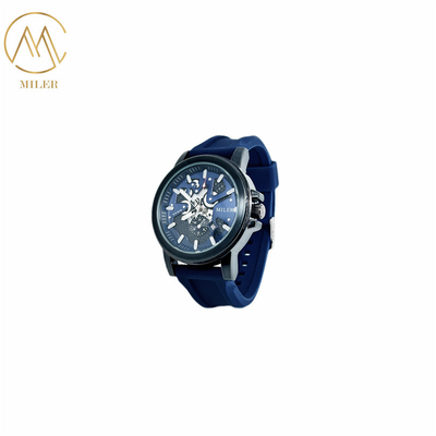 New Model Silicon Strap Watch with Quartz Movement and 30 Meters Water Resistance