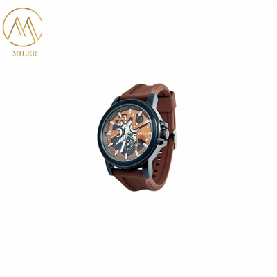 New Model Silicon Strap Watch with Quartz Movement and 30 Meters Water Resistance