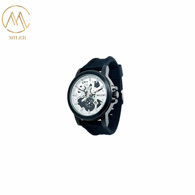 New Model Silicon Strap Watch with Quartz Movement and 30 Meters Water Resistance