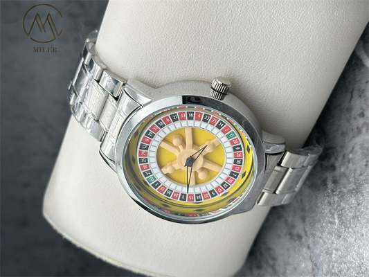 Fashionable Quartz Wrist Watch with Mineral Dial Window for Women
